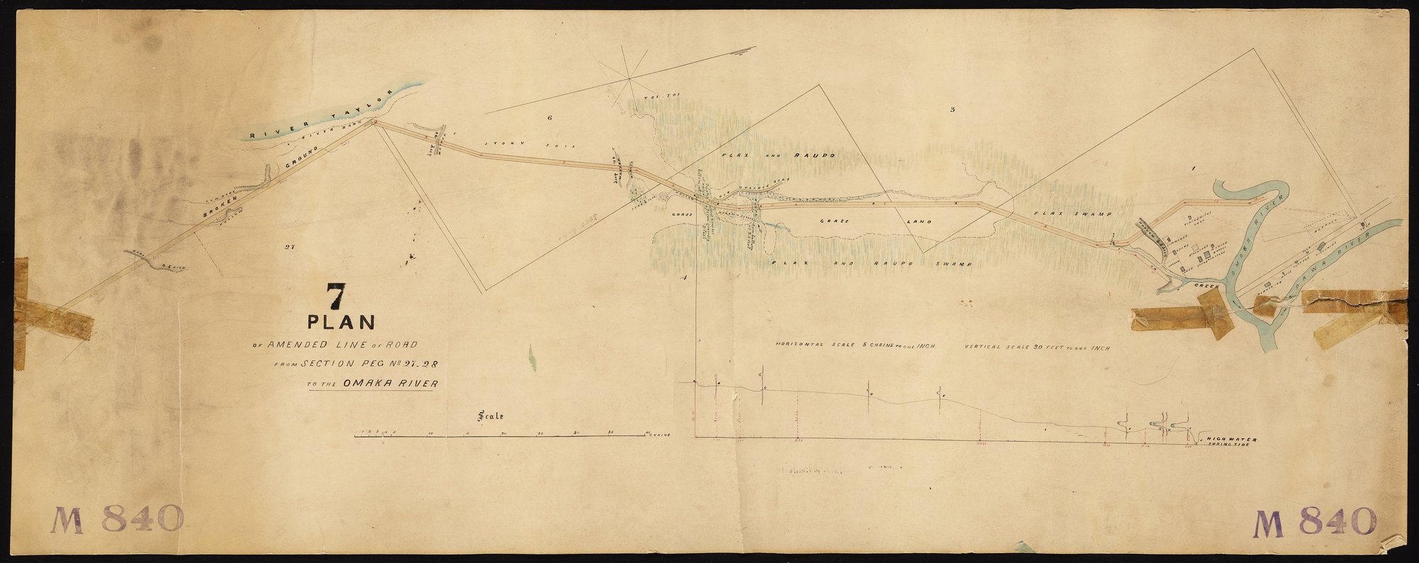 Road through Omaka R.D sections