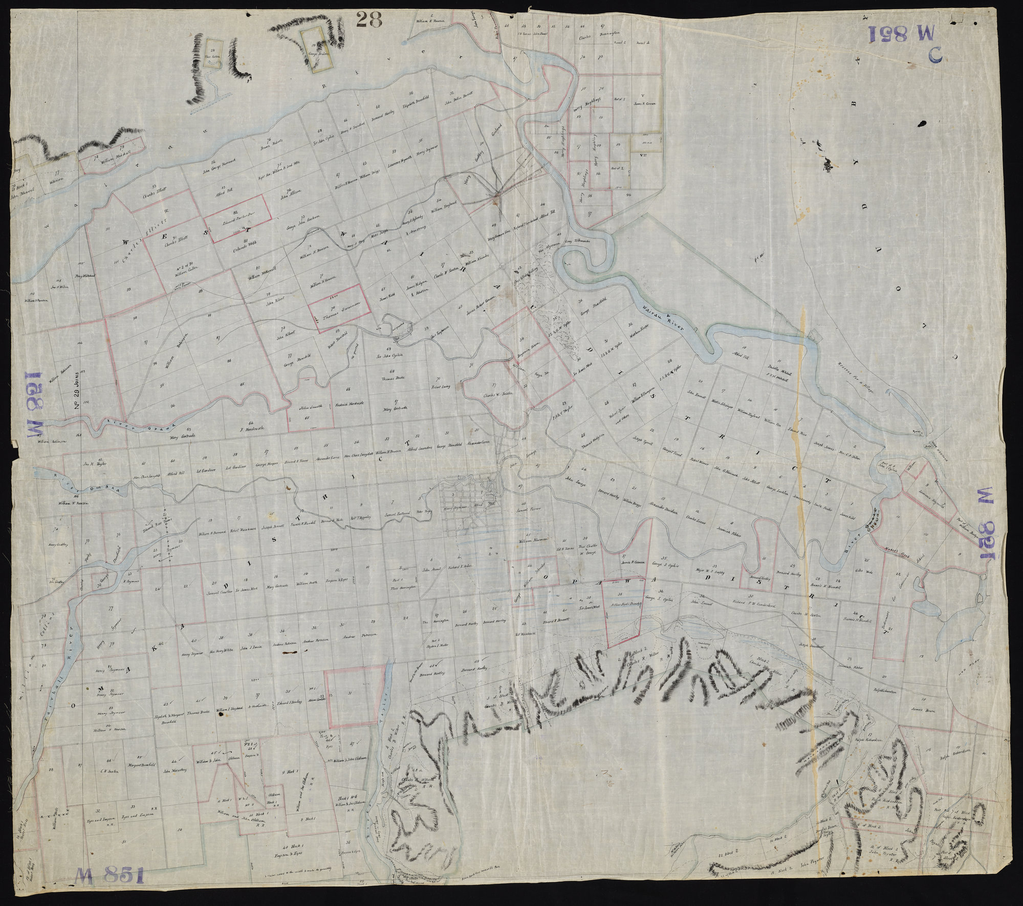 Plan of land in Wairau Plains