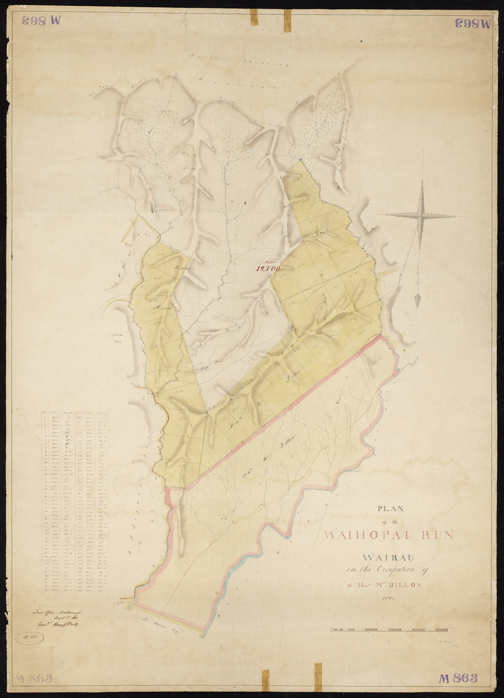 Waihopai run &amp; sections in Dillon run