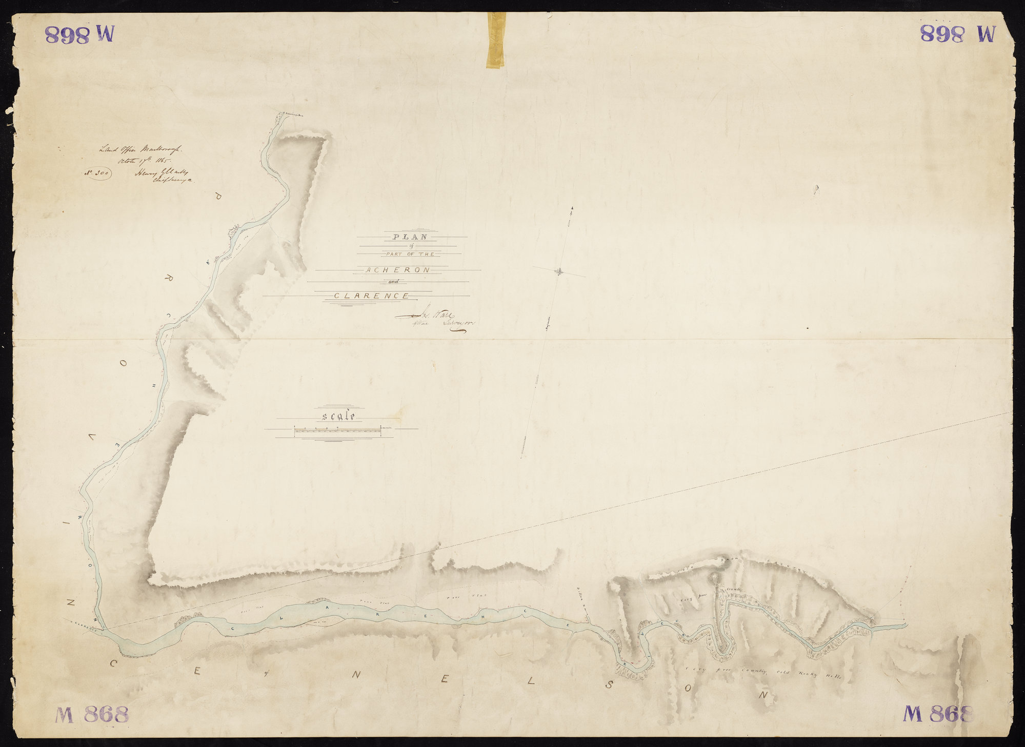 Traverse of the Clarence &amp; Acheron Rivers