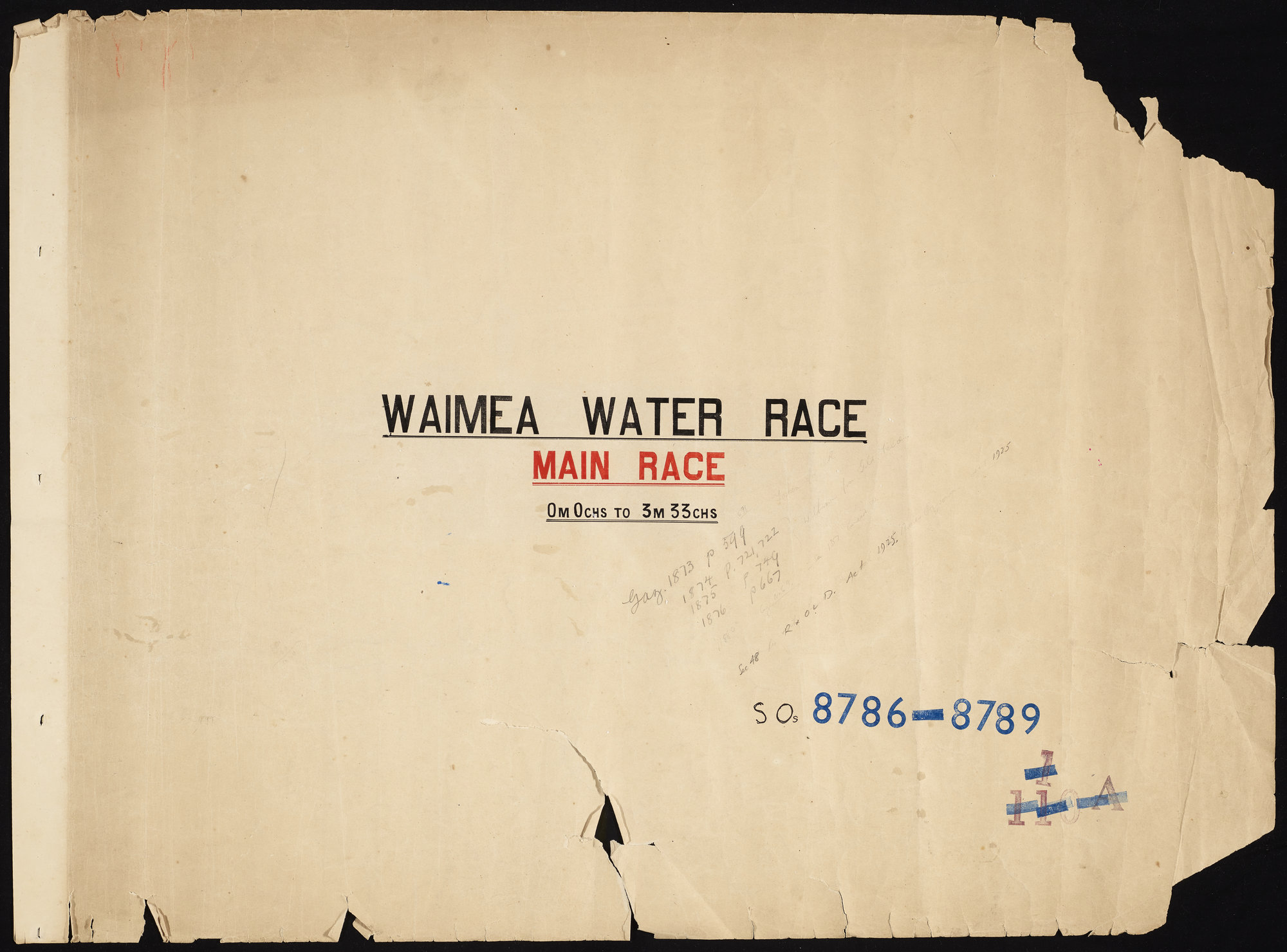 Waimea Main Water Race