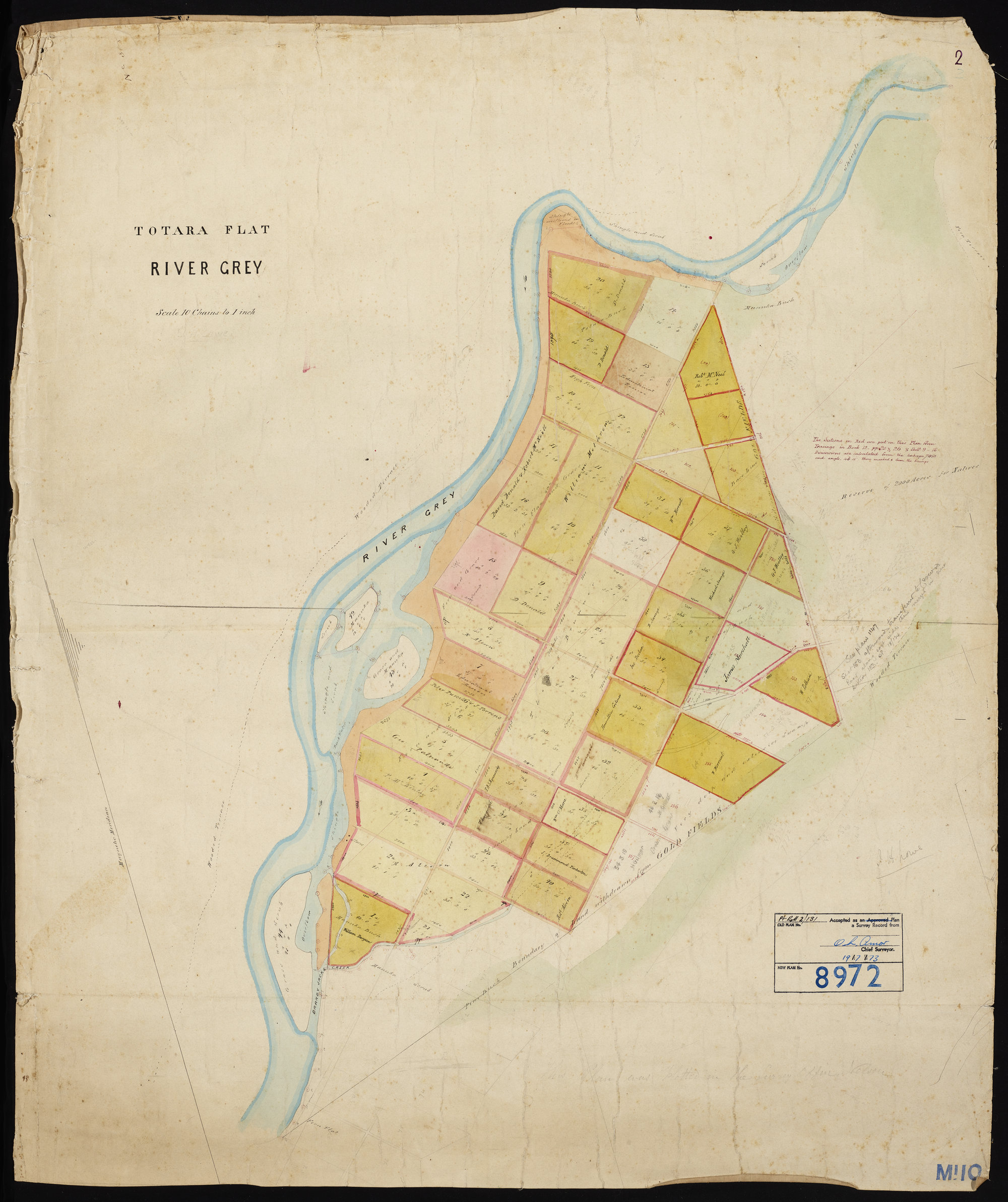 Sections of Totara Flat