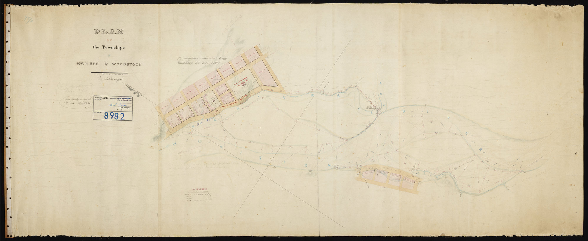 Kaniere and Woodstock Townships