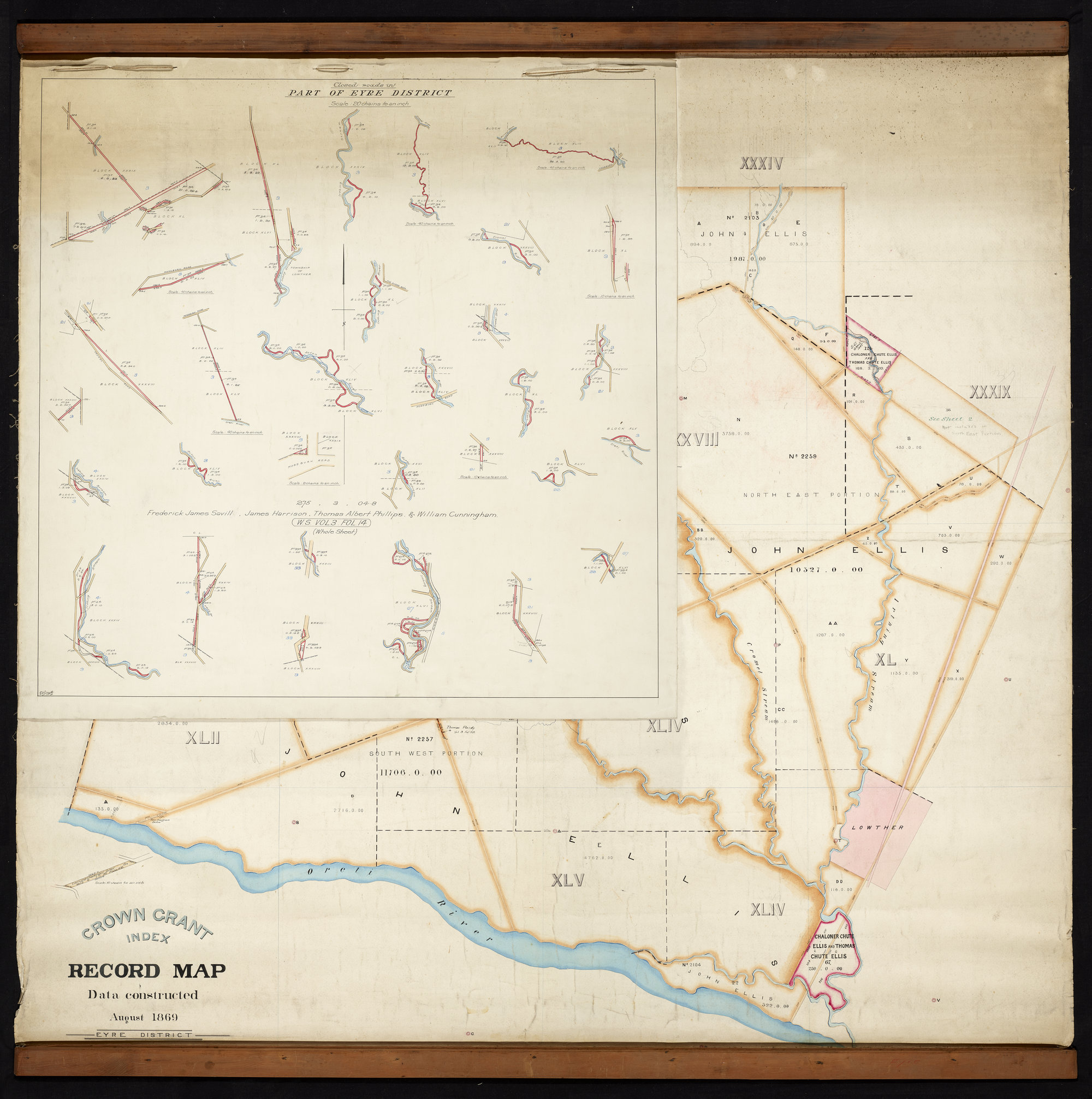 Eyre District &amp; Closed Roads in Part of Eyre District