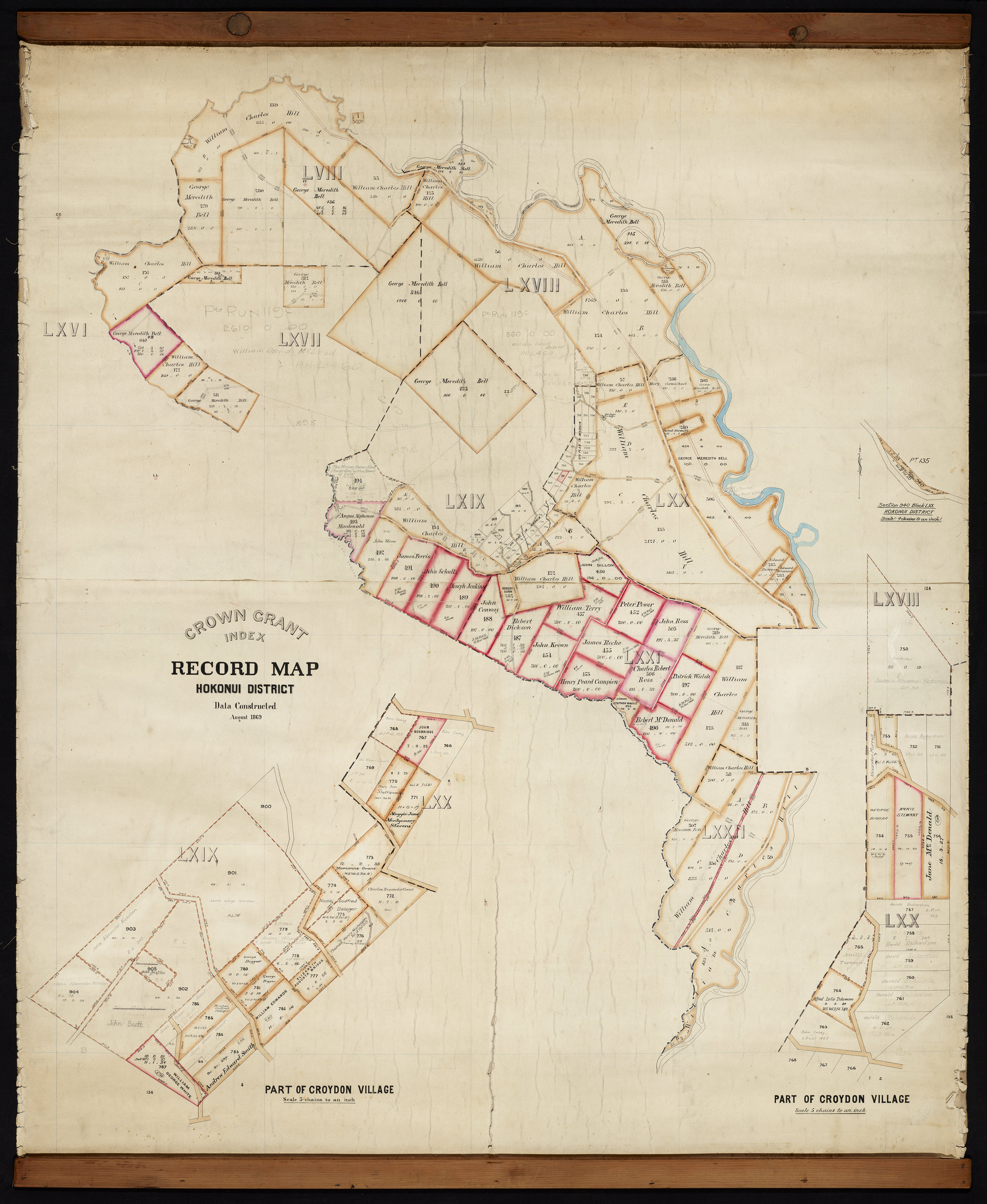 Hokonui District &amp; Part of Croydon Village