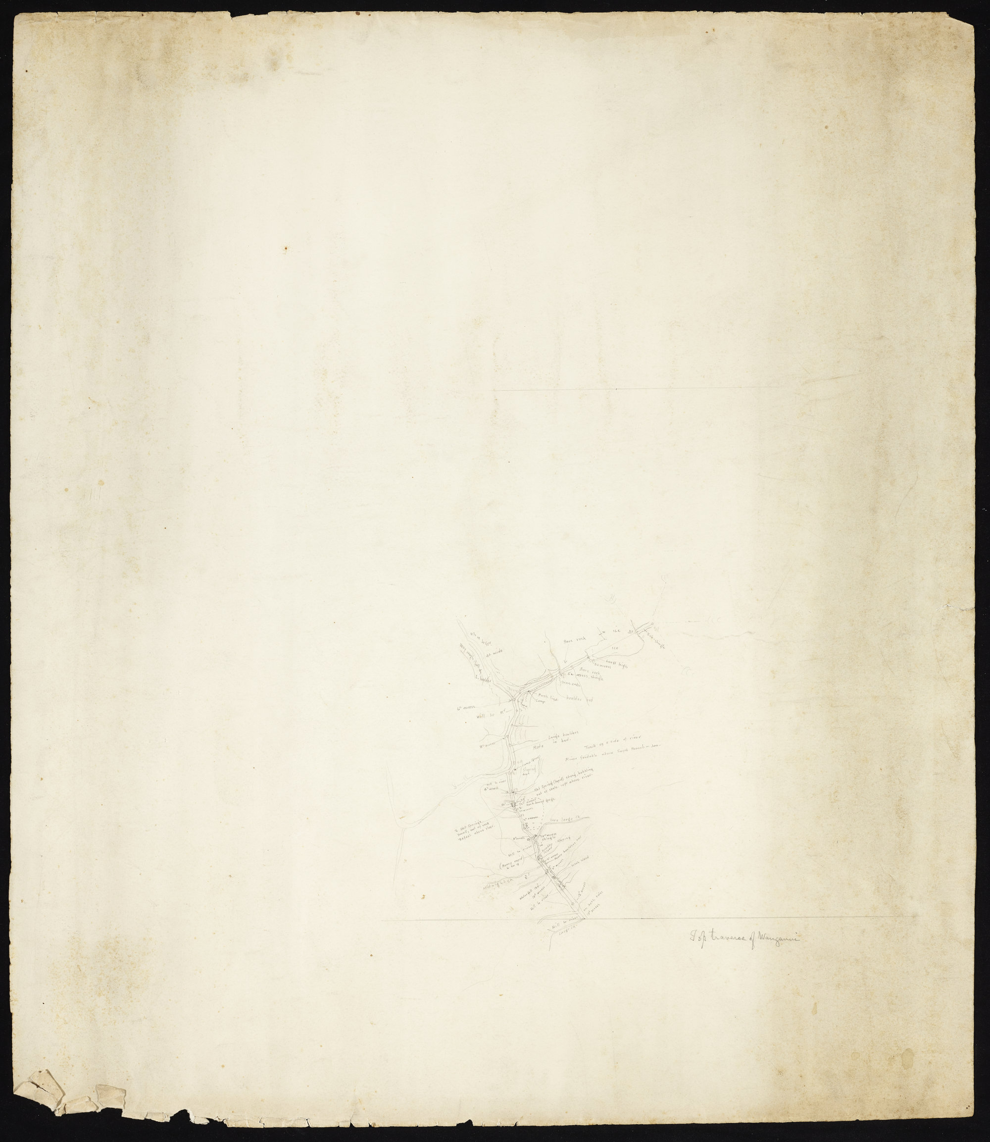 Early Plan of Upper Wanganui River