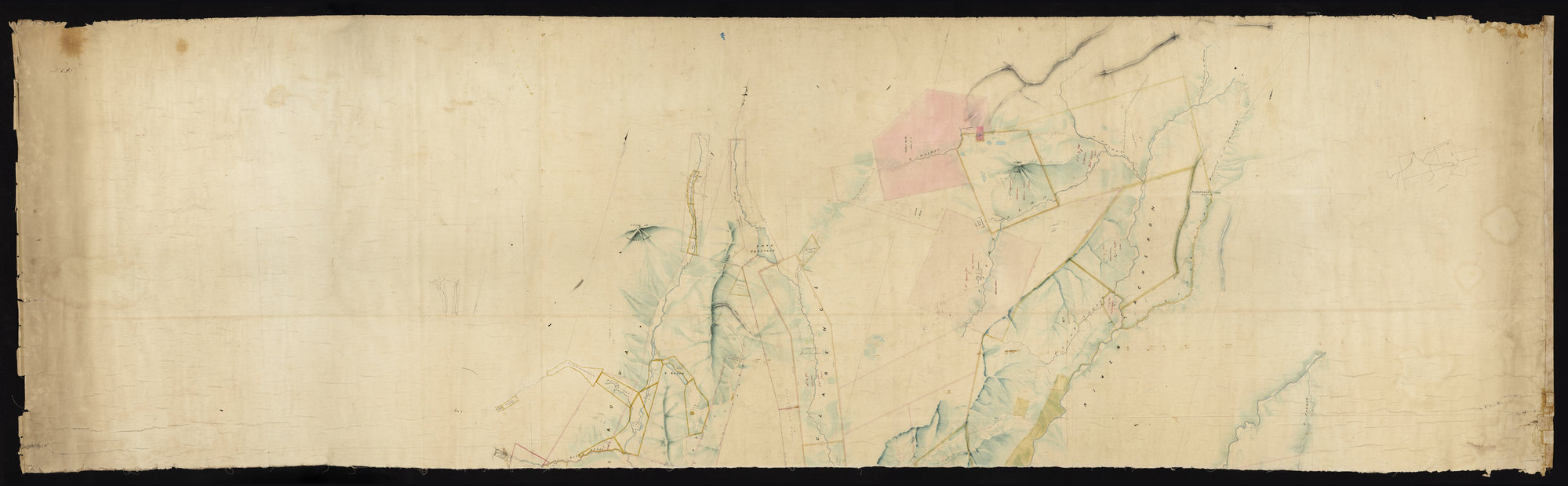 Map extending from Awatere River to Waiau-ua River