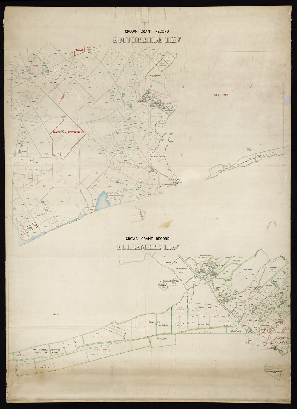 Southbridge &amp; Ellesmere Districts