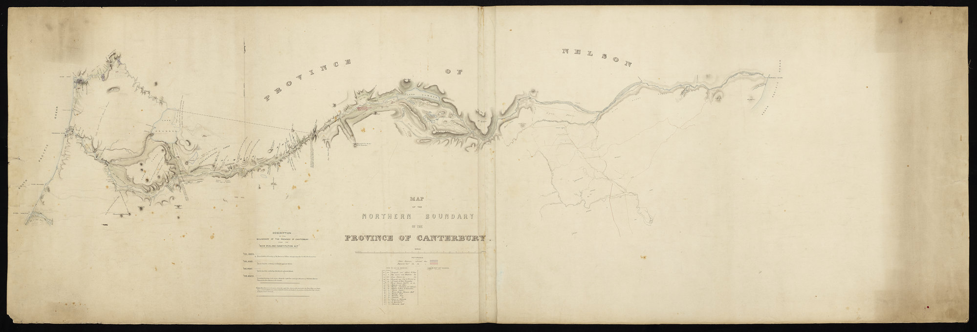Boundary between Nelson &amp; Canterbury