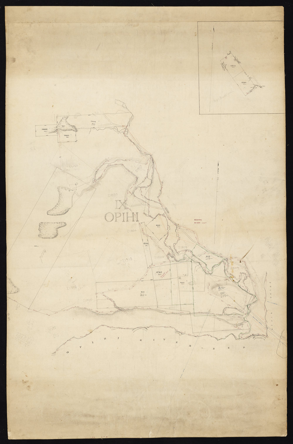 Sectional survey in Opihi