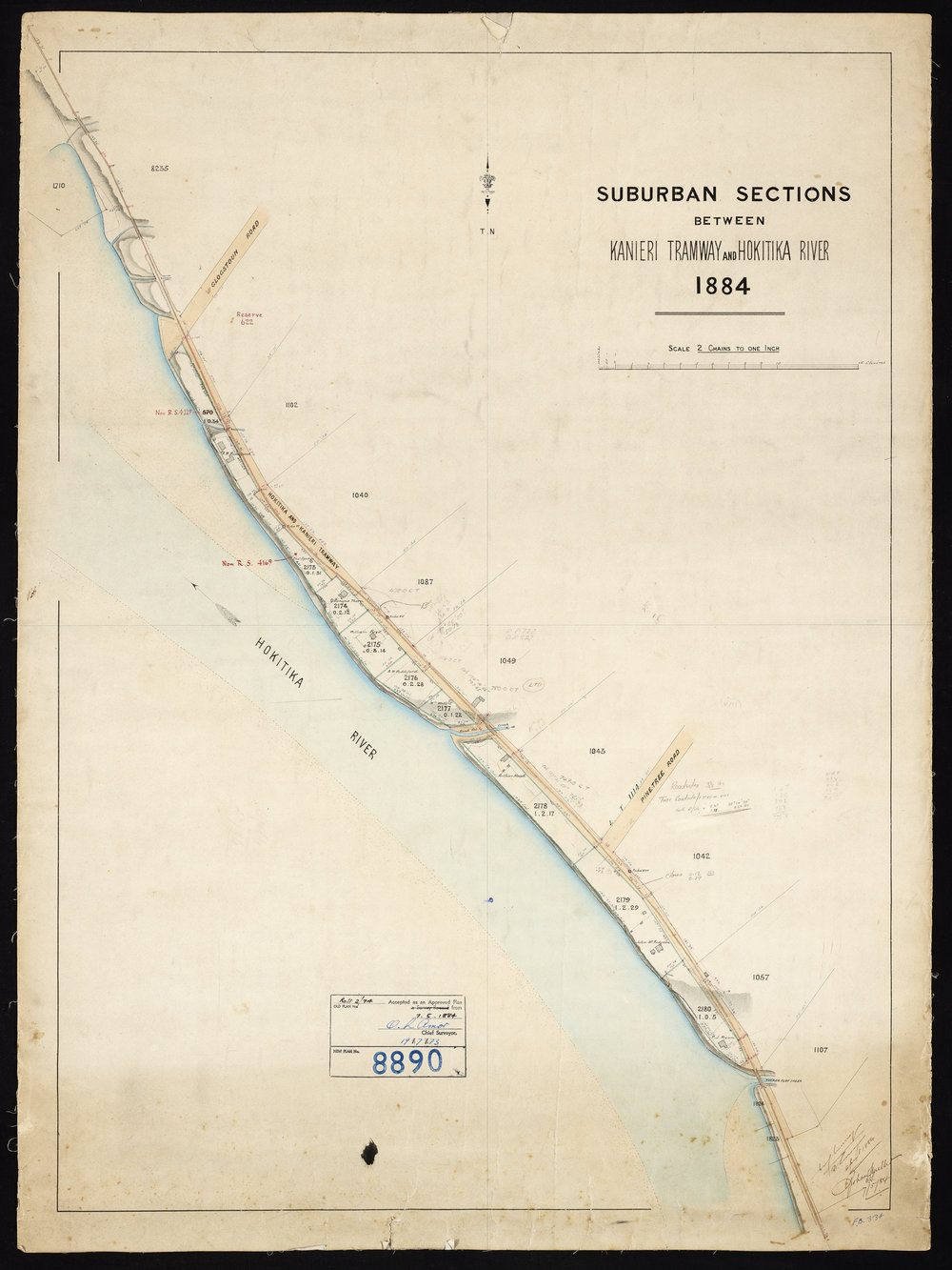 Section along Hokitika river to Kaniere