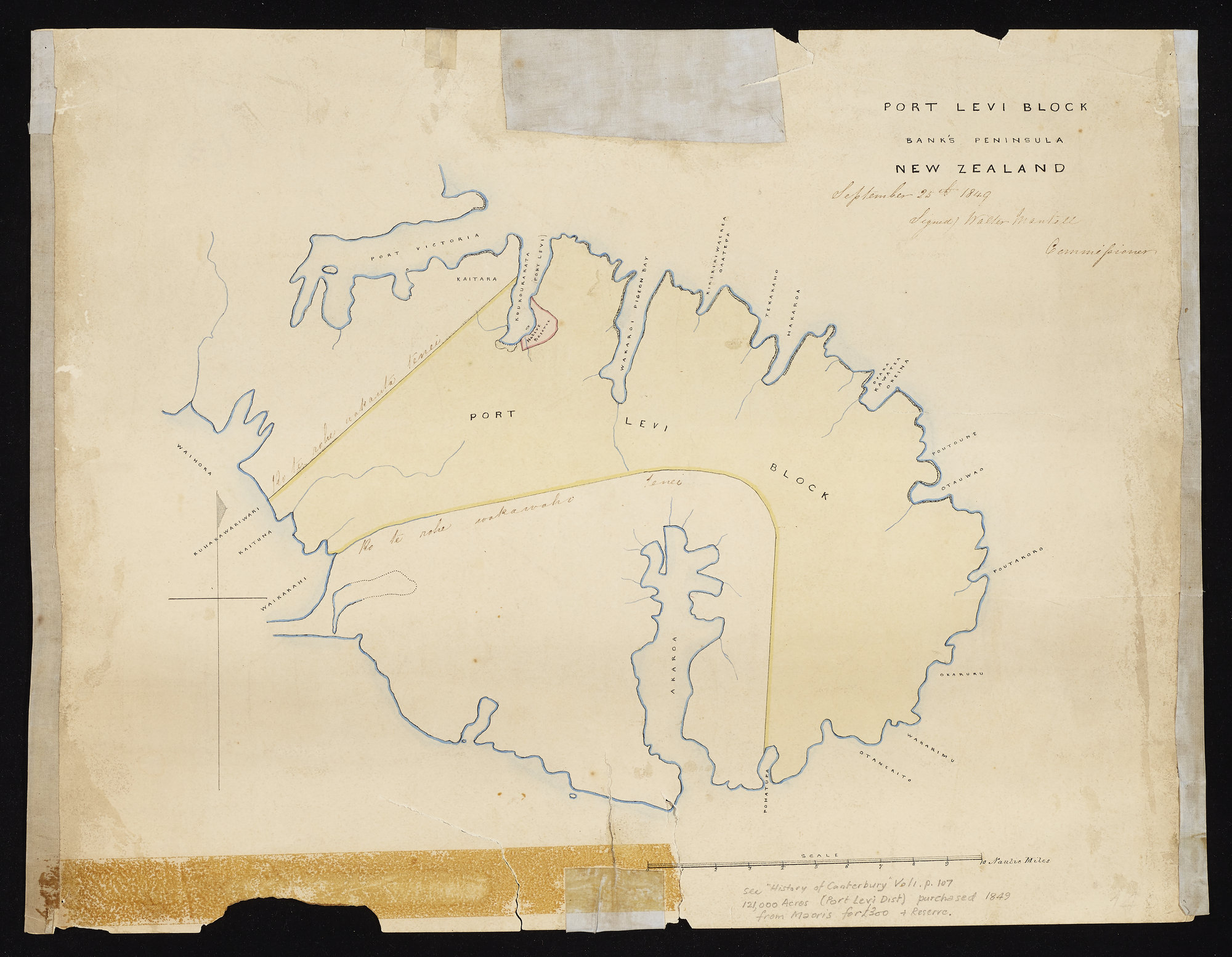 Native Reserves in Canterbury - Port Levy