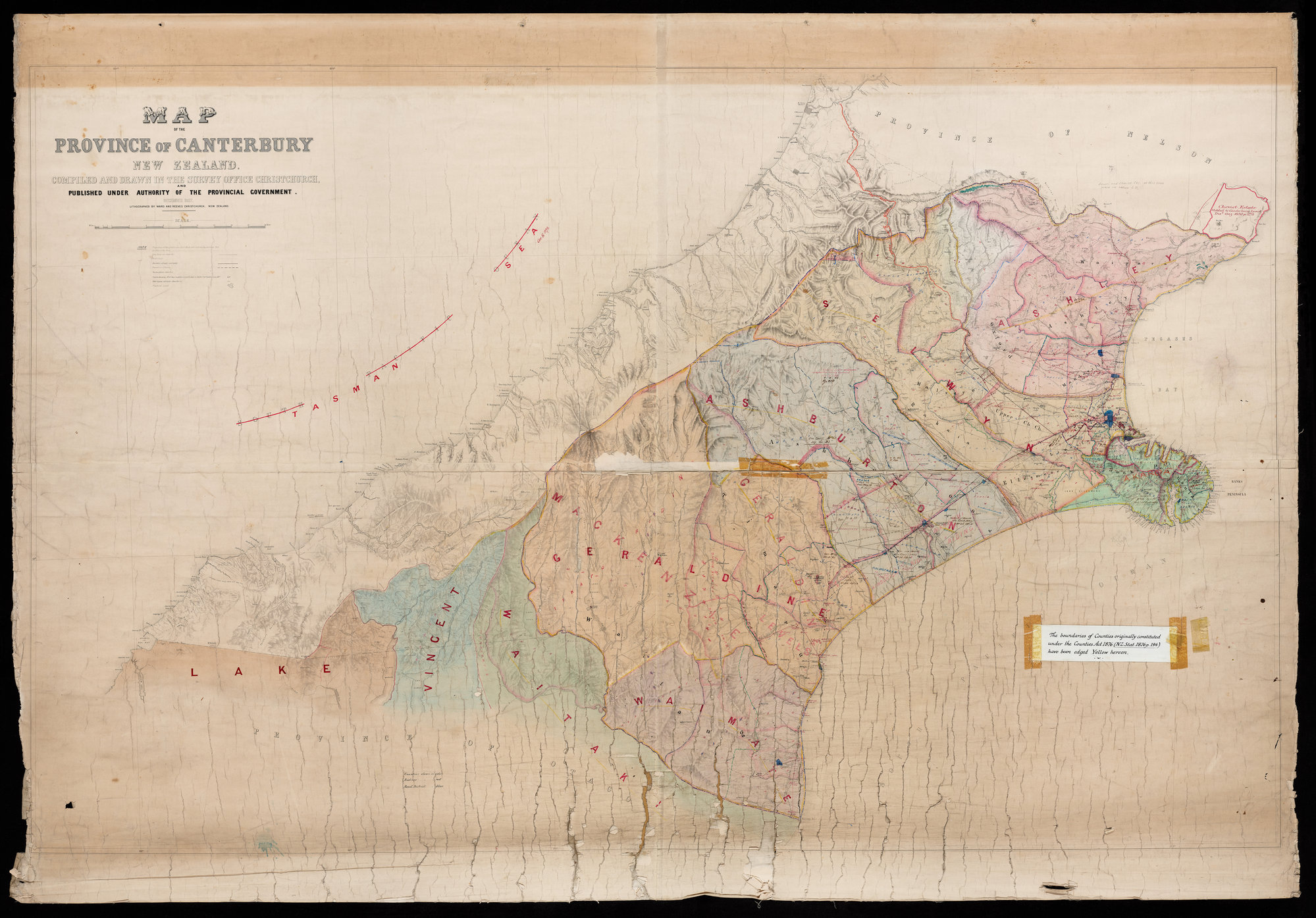 Canterbury County Boundaries