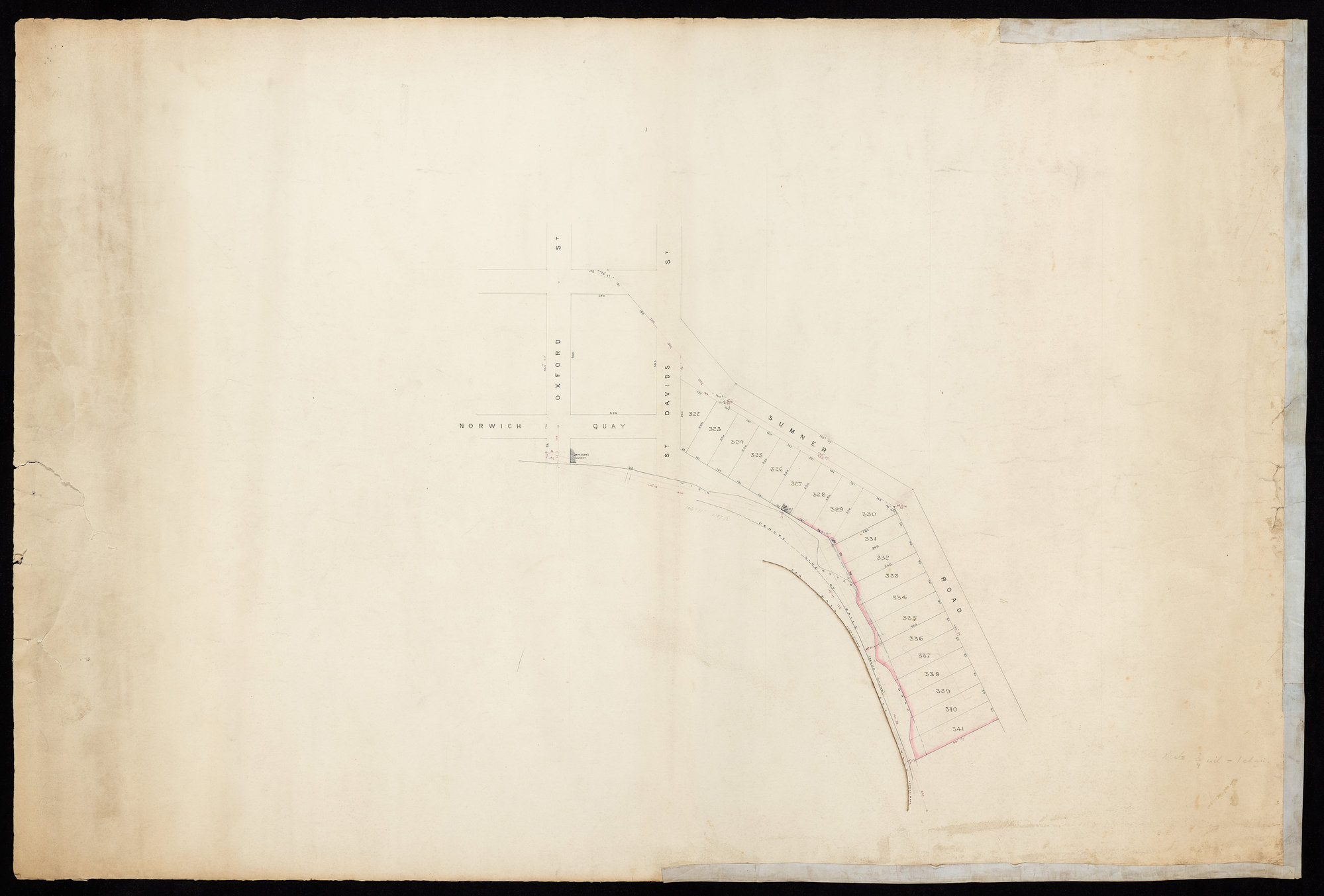 Lyttelton Town section &amp; reclaims