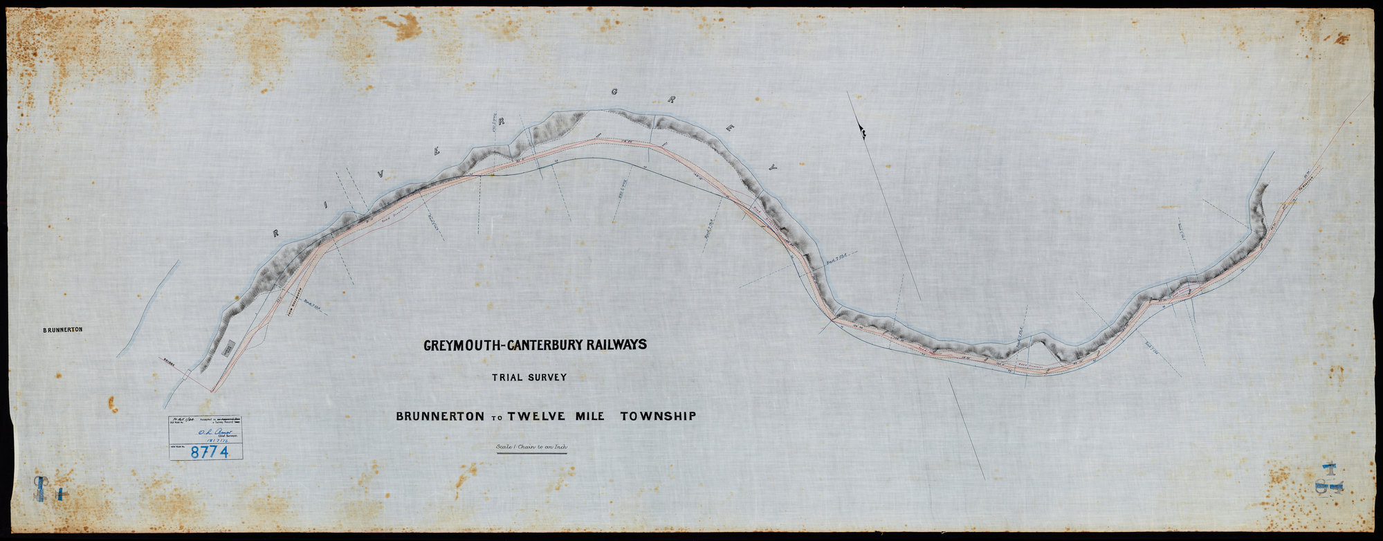 Greymouth to Canterbury Railway