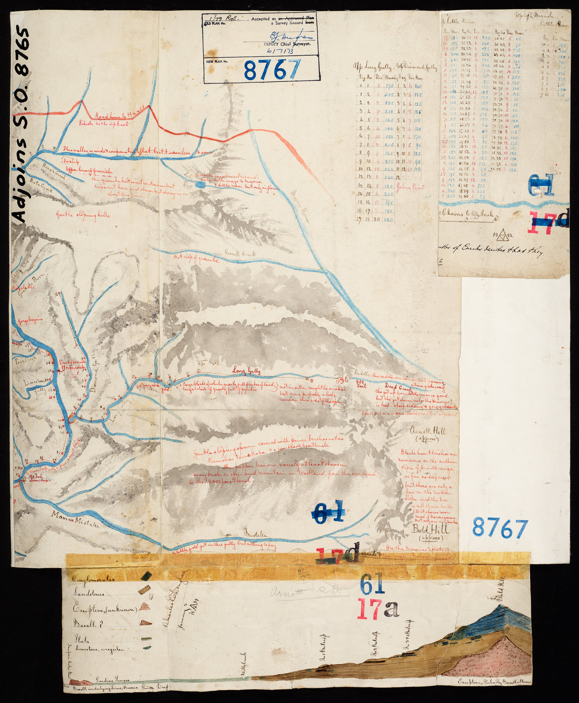 Topographical Plan Arnott Hill area