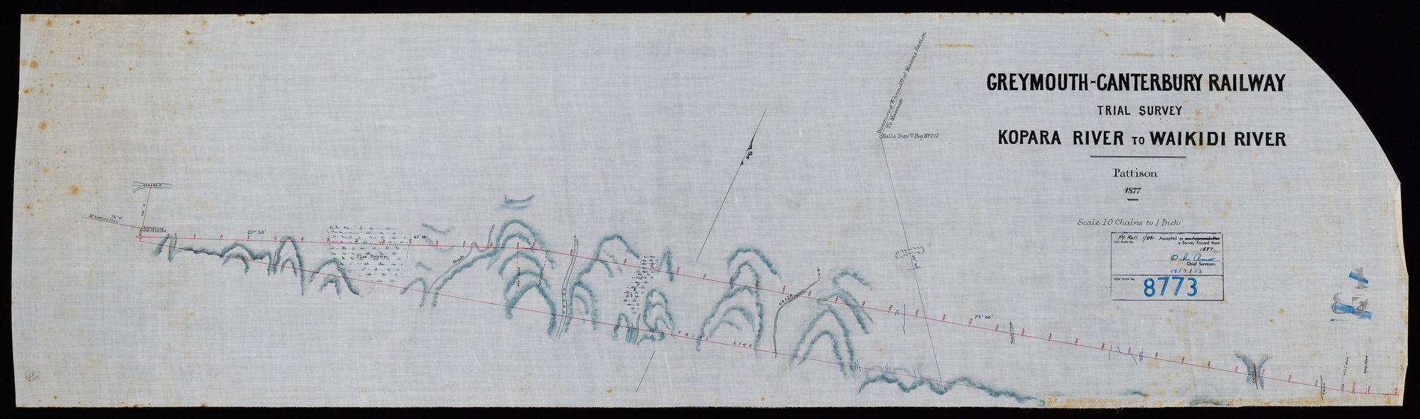 Greymouth to Canterbury Railway