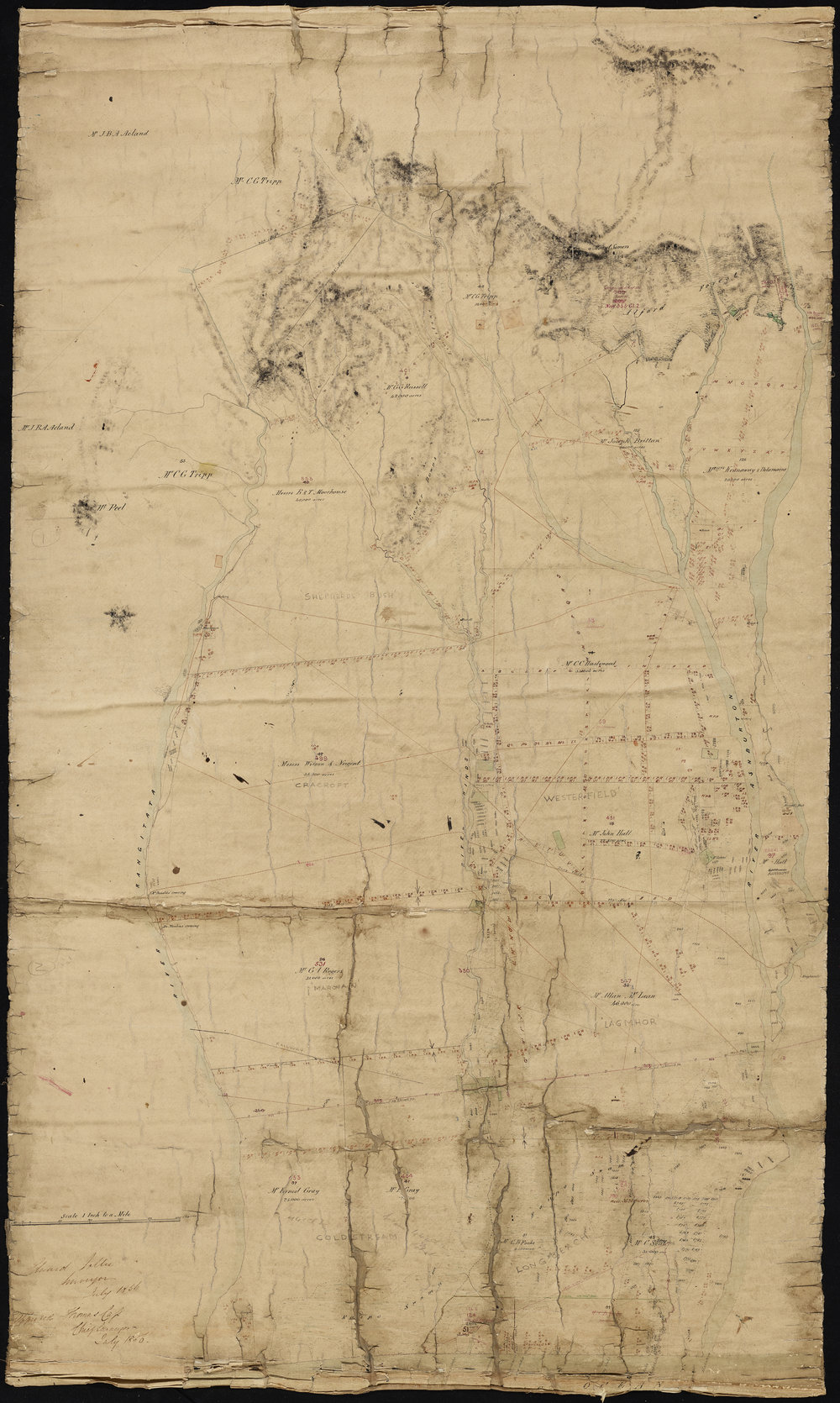 Pastoral Runs: Ashburton River to Rangitata River