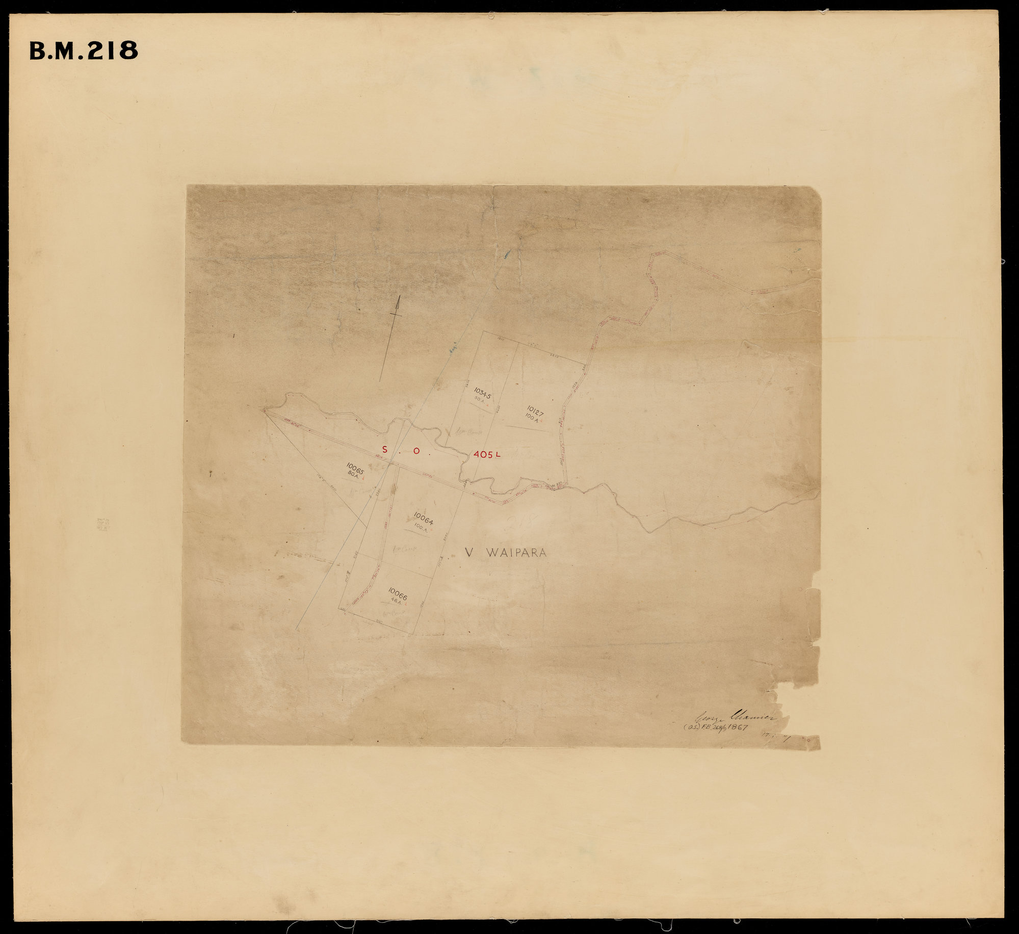 Coups sections Waipara District