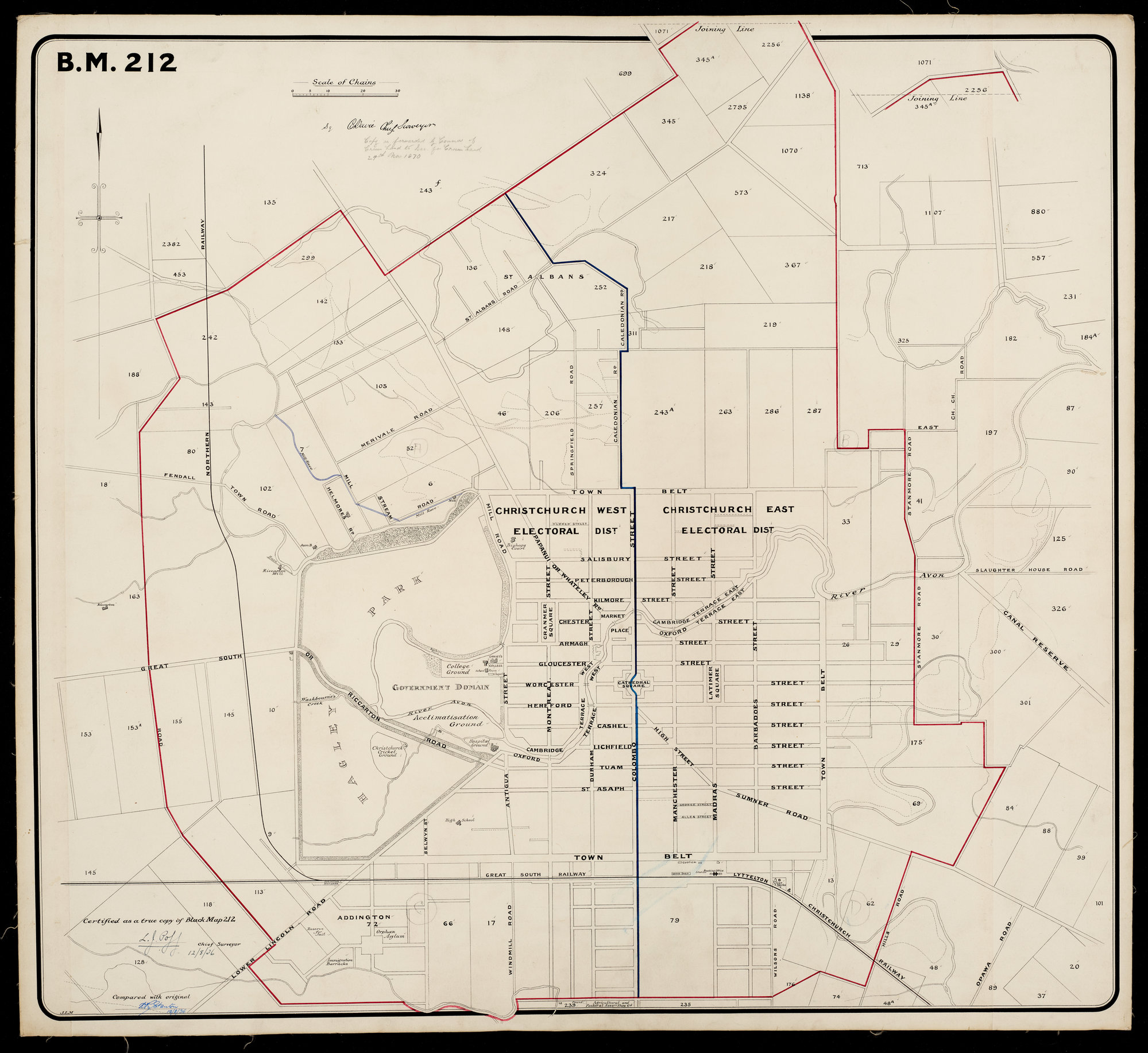 Christchurch electoral districts