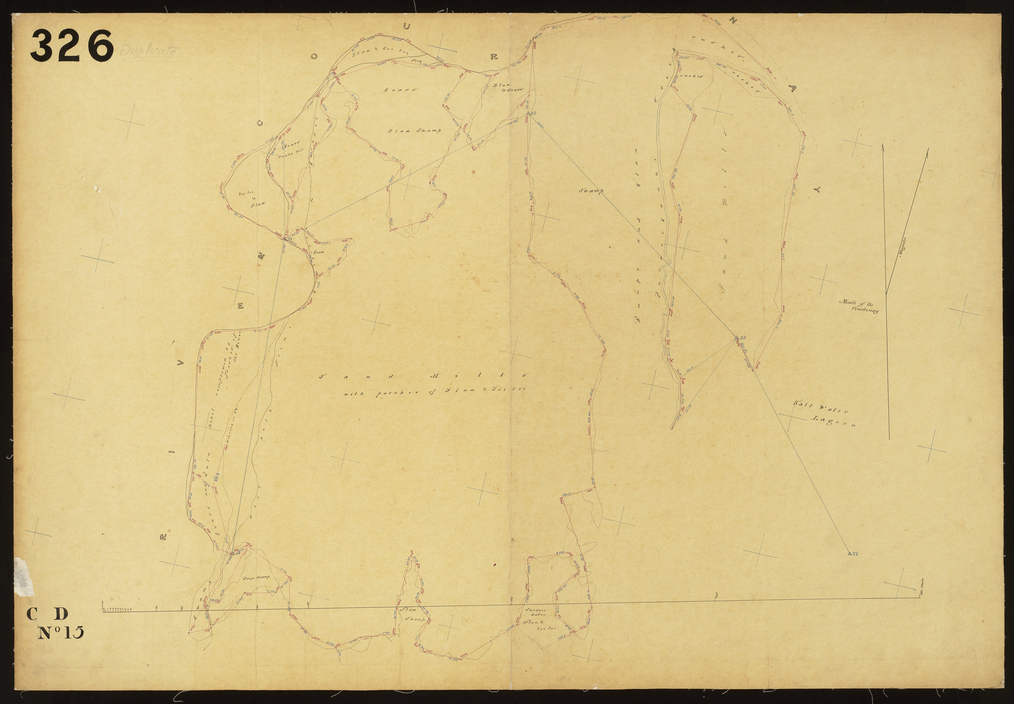 South Bank Waimakariri From Whites Bridge Towards Sea