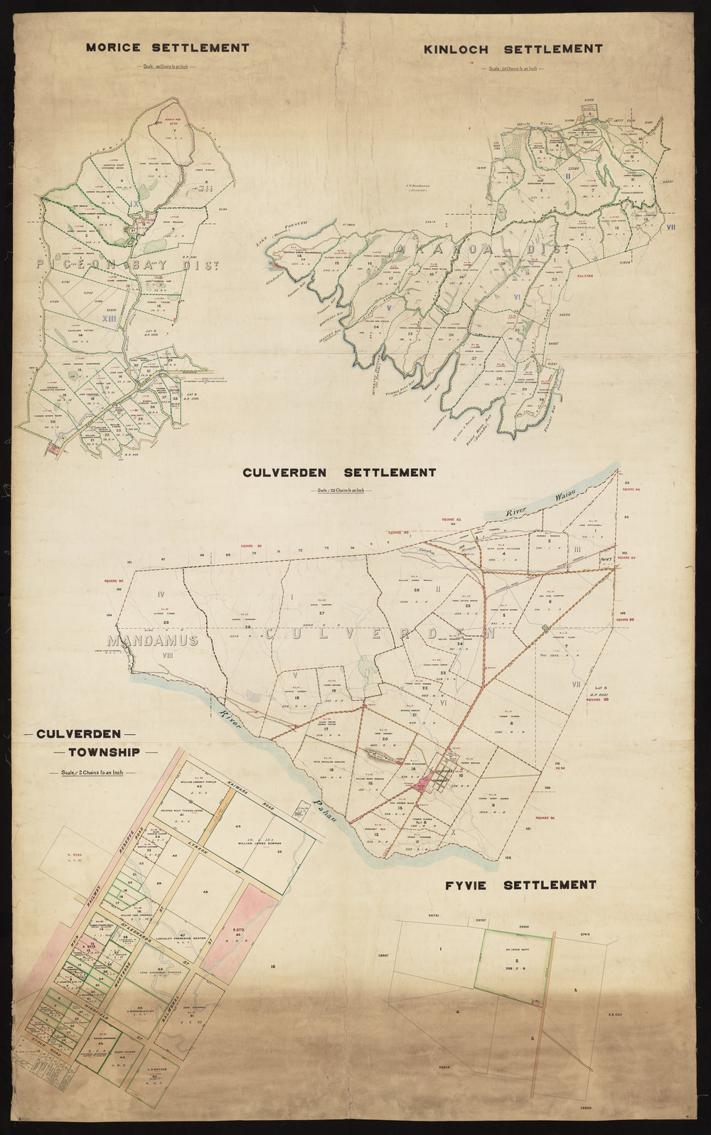 Kinloch, Morice, Culverden, Fyvie Settlements, Culverden Township