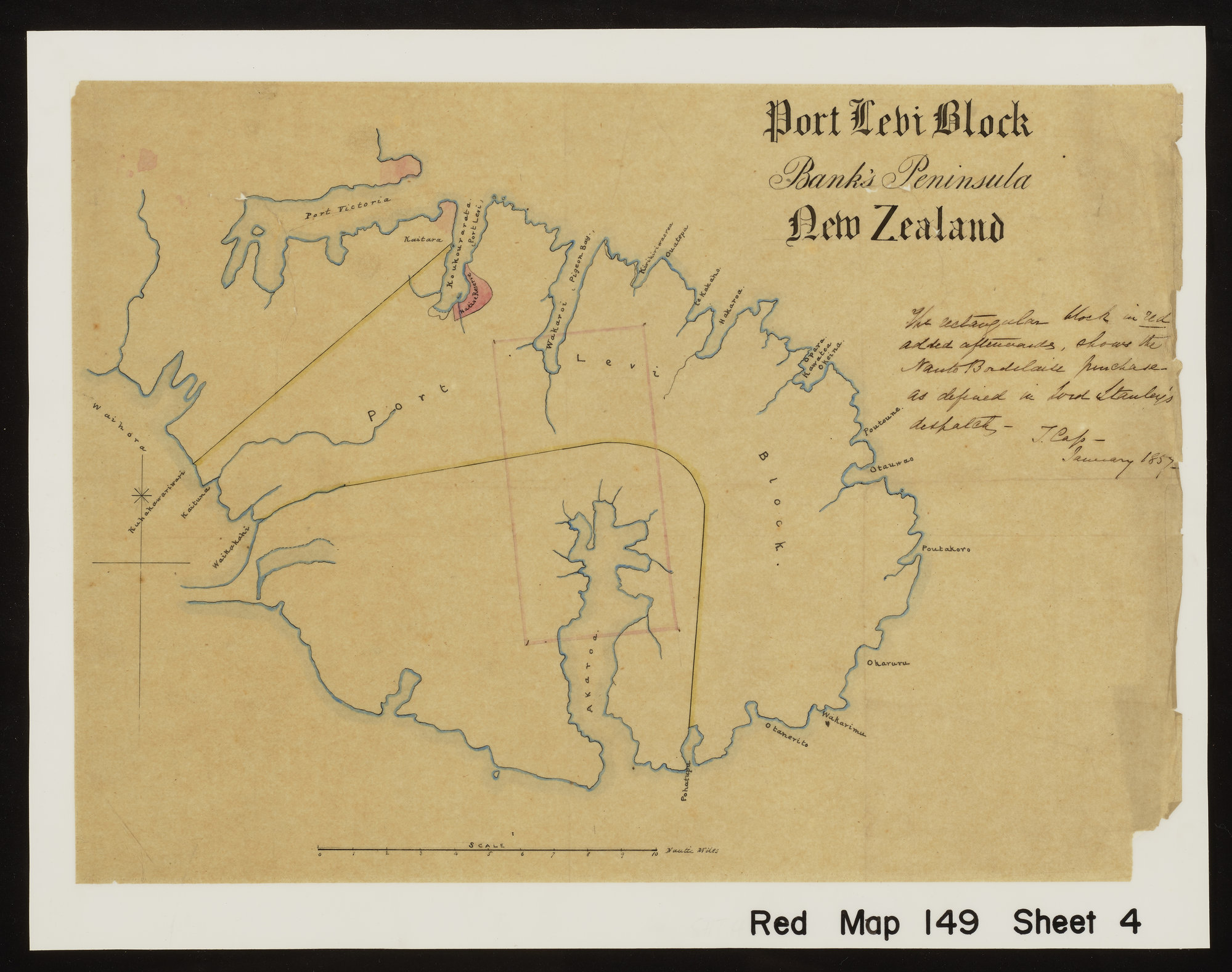 Port Levy Block Banks Peninsula New Zealand