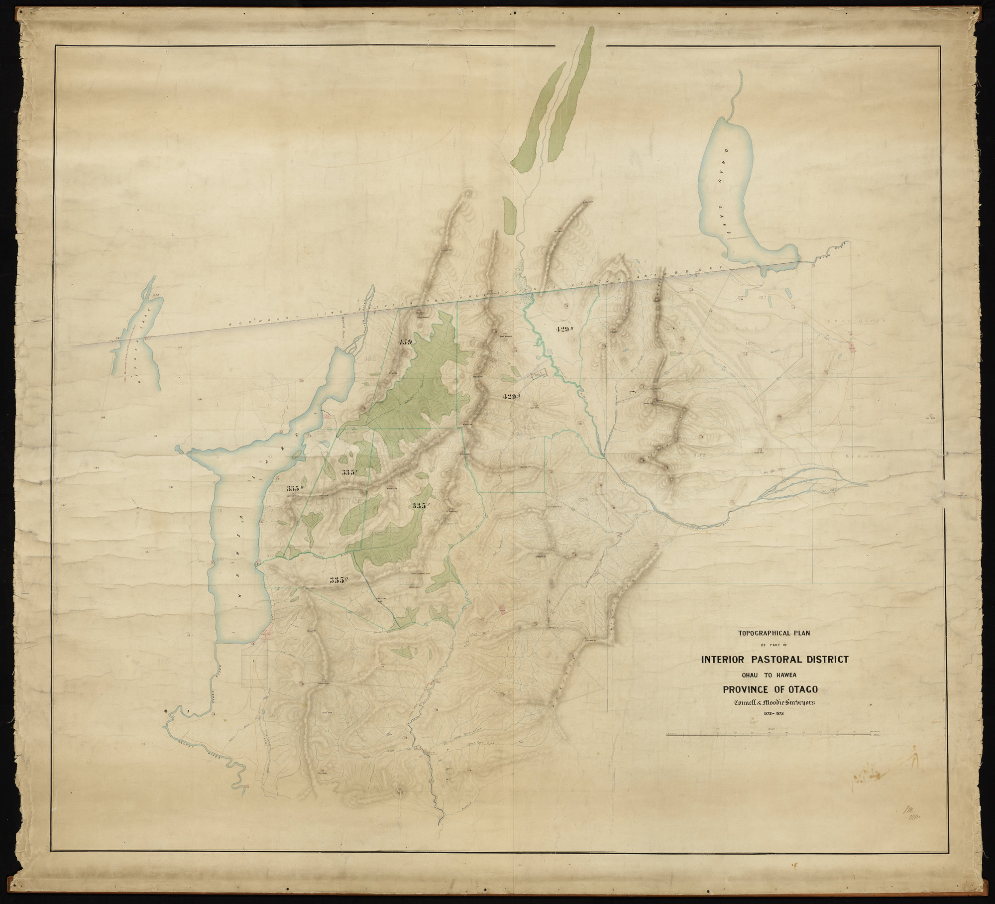 Province of Otago, Interior Pastoral District: Ohau to Hawea