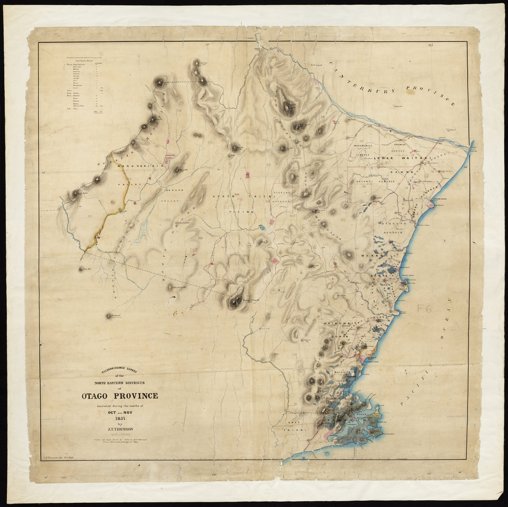 Otago Province, North Eastern Districts