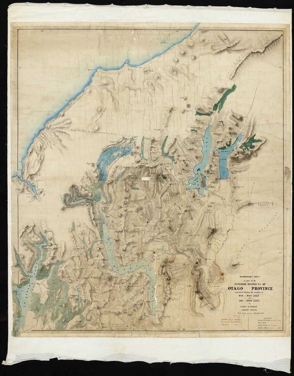 Otago Province, Interior Districts