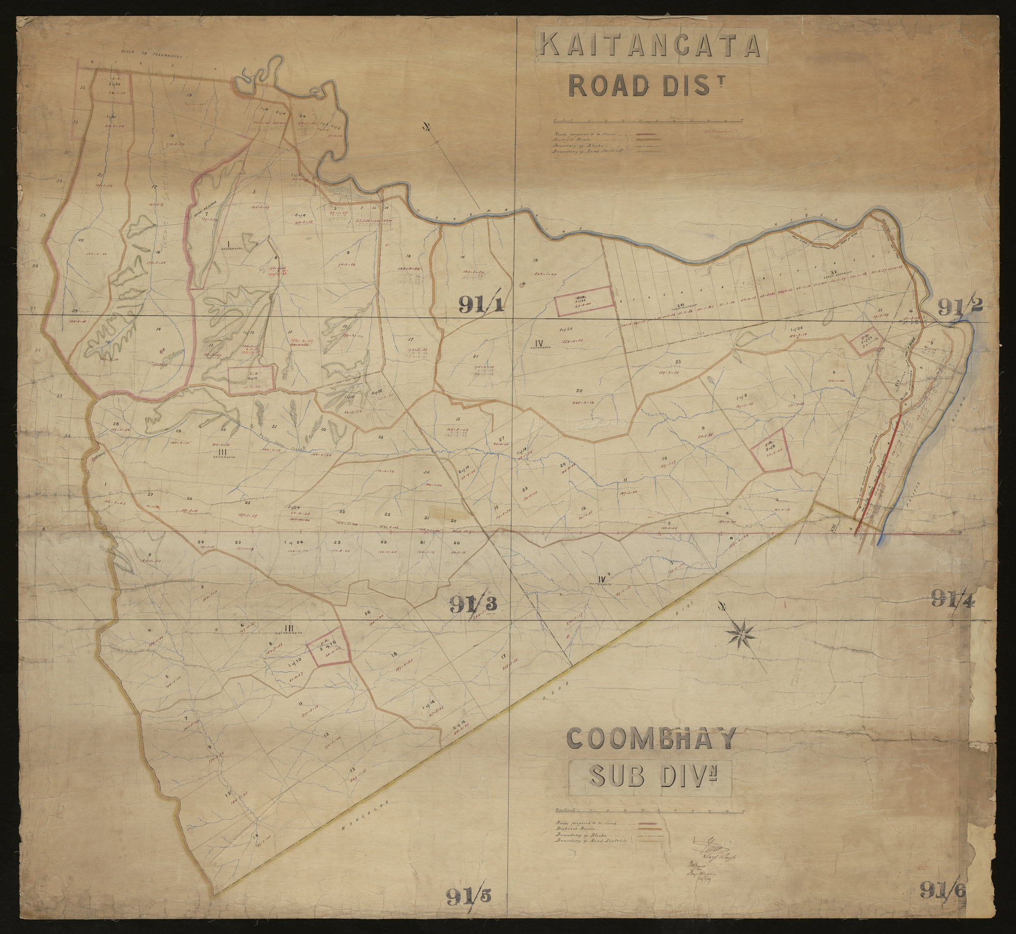 Kaitangata Road District / Coombhay Subdivision