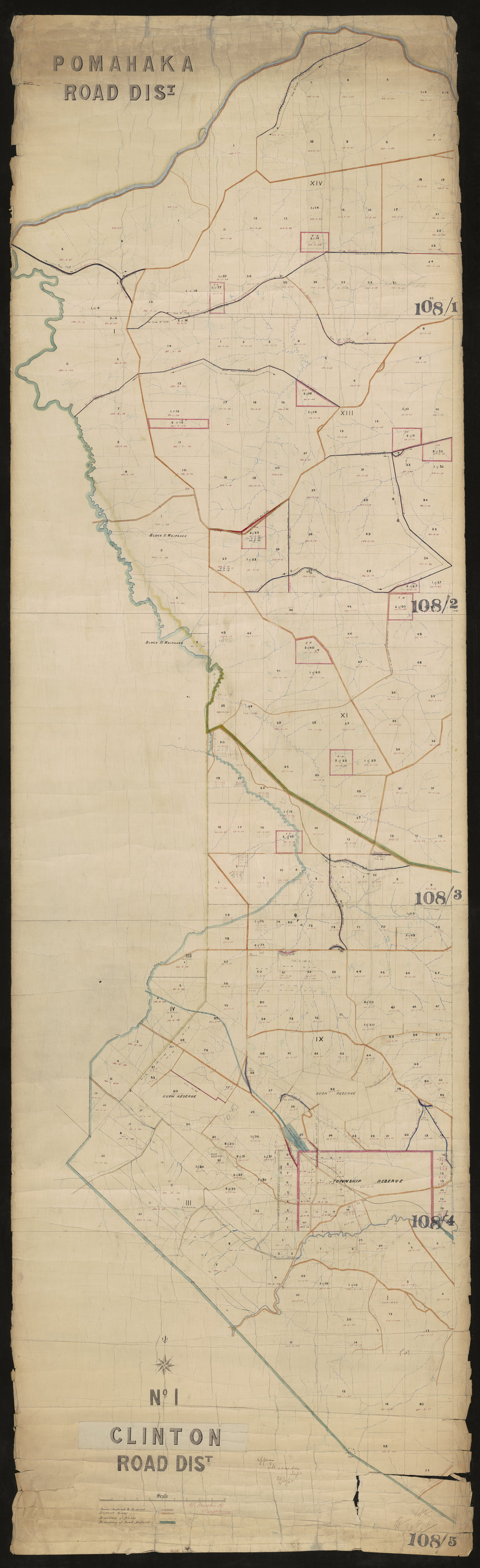 Clinton Road &amp; Pomahaka Road Districts