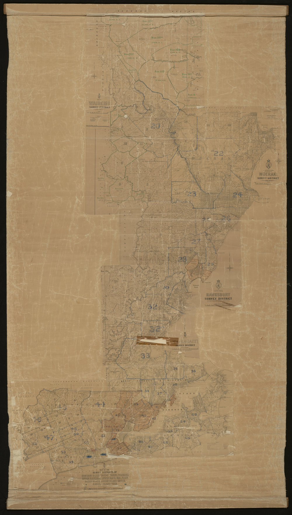 Otago Peninsula Survey Districts