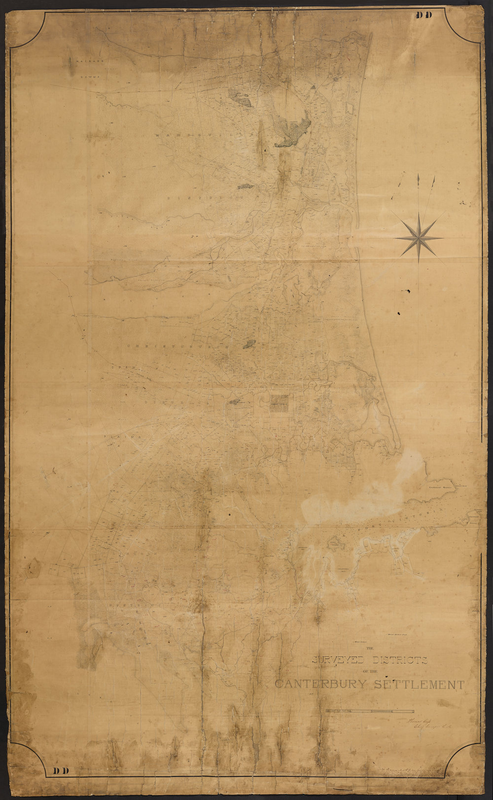 Survey Districts of Canterbury