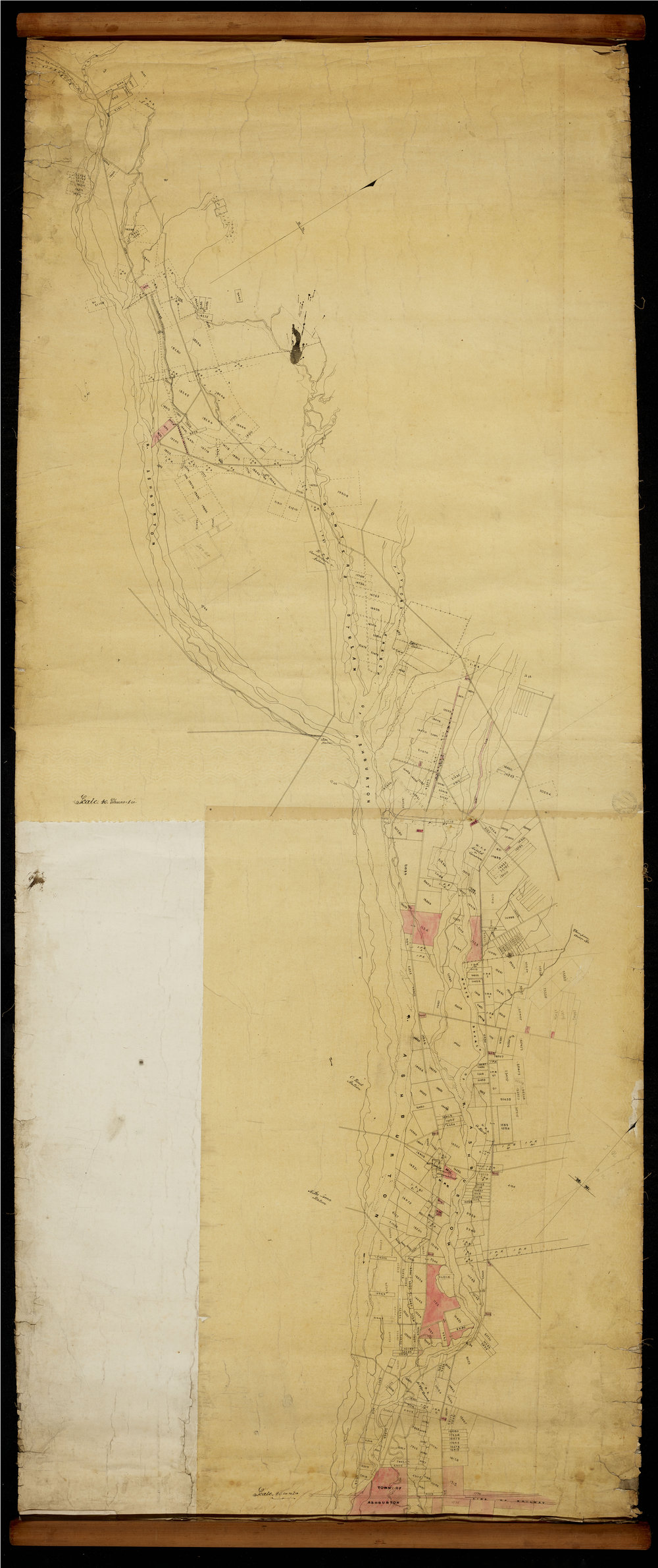 Black Map. Ashburton River.