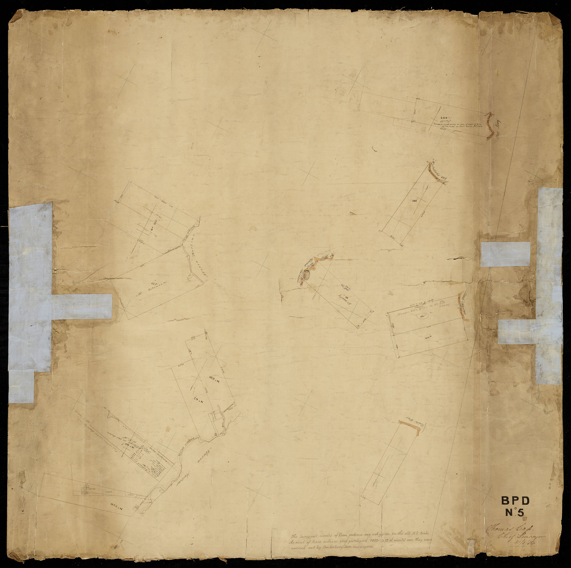Sections in Banks Peninsula