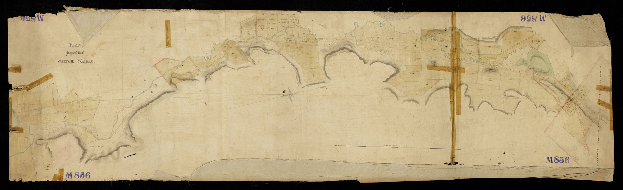 Sections in Waitohi Valley