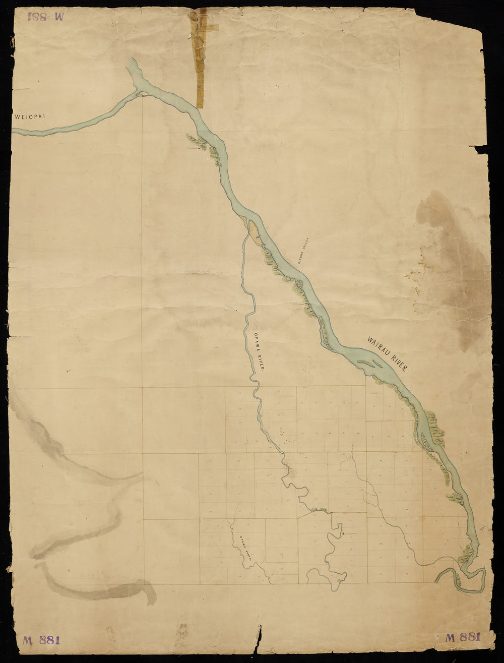 Traverse of the Wairoua &amp; Opawa Rivers
