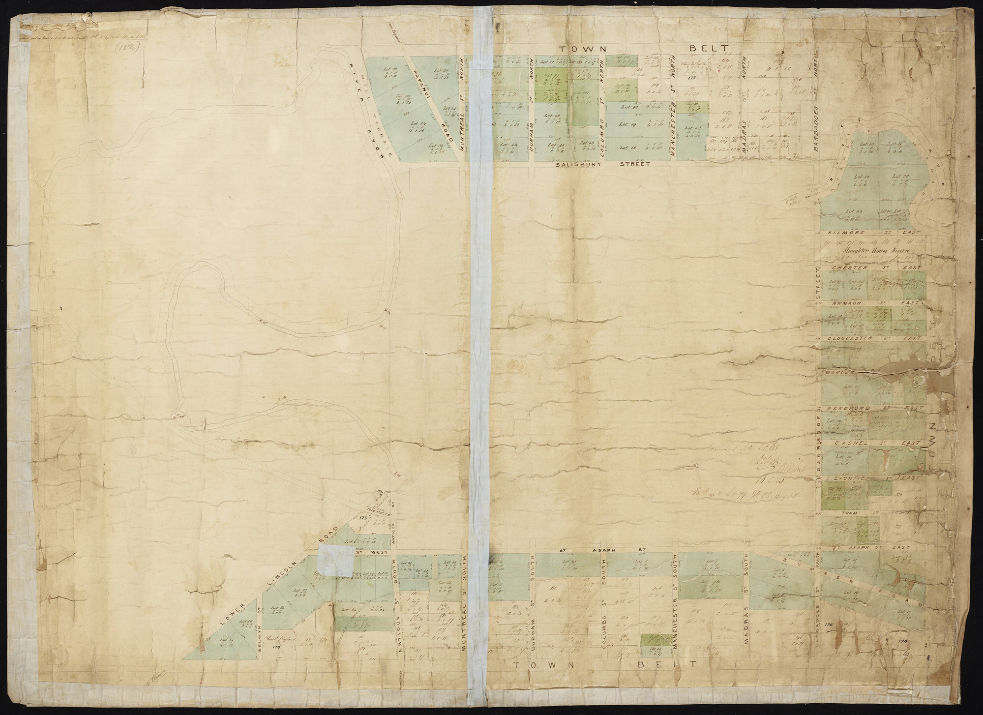 Christchurch town reserve