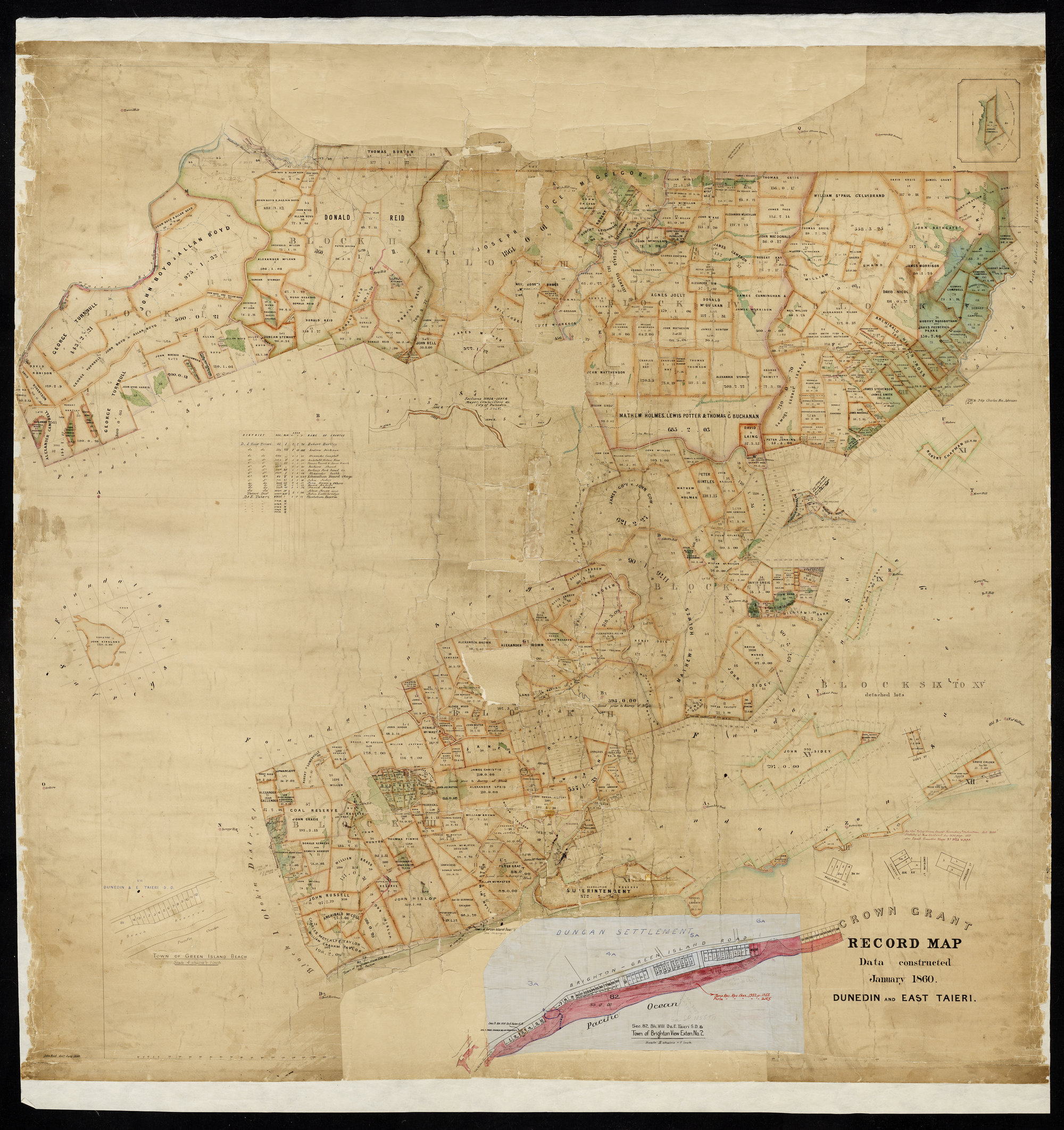Dunedin and East Taieri District 