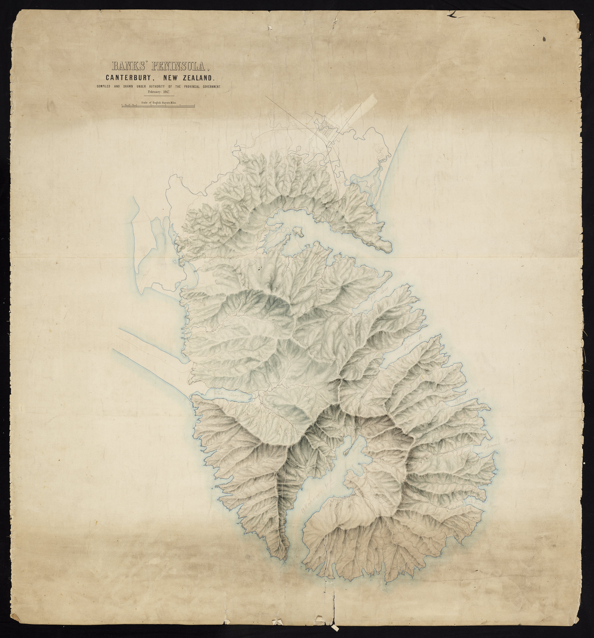 Banks Peninsula Topography