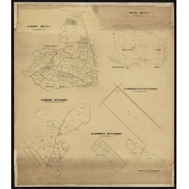 Clandeboye, Hewitt, Glenmark, Clandeboye No 2, Albury, Patoa Settlements