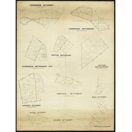 Lansdown, Ashton, Acton, Avonhead No 2, Bankfield, Beach, Isleworth, Hadlow, Hillboro, Broadfields Settlements