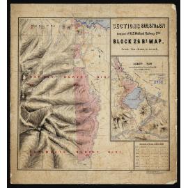 Midland Railway plan along Orangipuku River