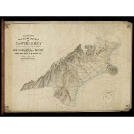Original 4 mile maps of Province & Southern Alps by Von Haast